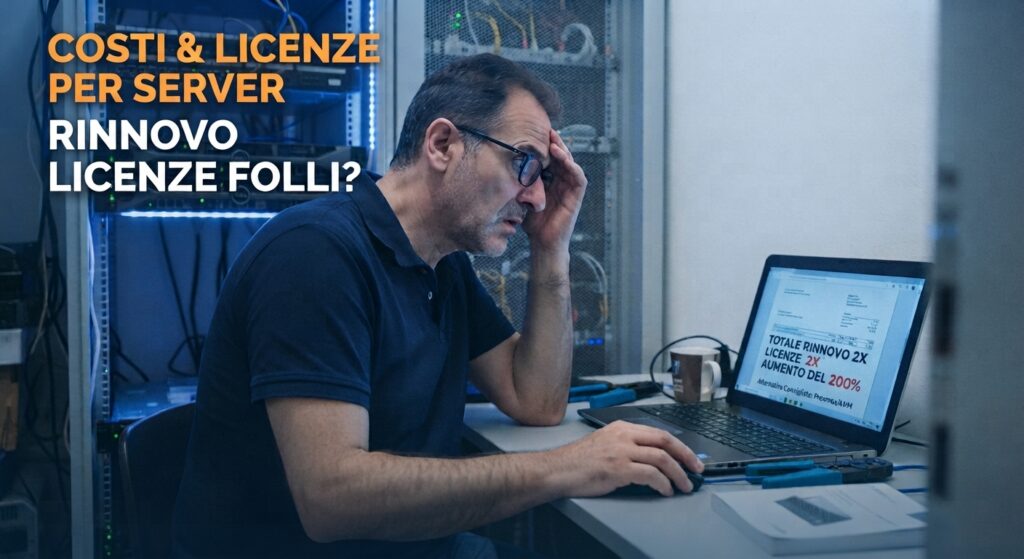Rincari e virtualizzazione: come ottimizzare costi e licenze per server nelle PMI